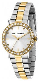 Zegarek KARL LAGERFELD srebrny damski 