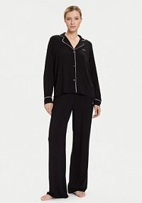 Piżama KARL LAGERFELD czarna damska 