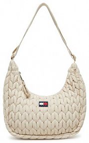 Torebka listonoszka Tommy Jeans beżowa 