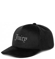 Czapka z daszkiem Juicy Couture czarna damska 