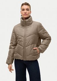 Kurtka puchowa Vero Moda beżowa damska Zimowa