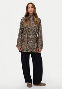 Kurtka przeciwdeszczowa Vero Moda brązowa Malou 10330969  Regular Fit