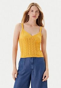 Top United Colors Of Benetton żółty damski 
