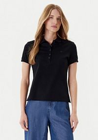 Koszulka polo United Colors Of Benetton czarna damska 