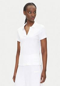 Koszulka polo EA7 Emporio Armani biała damska 