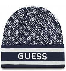 Czapka zimowa Guess granatowa damska 