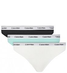 Stringi Calvin Klein Underwear wielokolorowe Komplet 3 par stringów