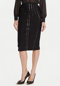 Spódnica ołówkowa Elisabetta Franchi czarna 