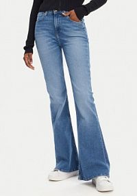 Jeansy Lee niebieskie damskie 