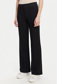 Spodnie eleganckie Guess czarne damskie Materiałowe