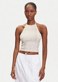 Top Karl Kani beżowy damski 