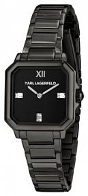 Zegarek KARL LAGERFELD czarny damski 
