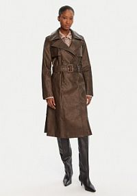 Trencz Guess brązowy 