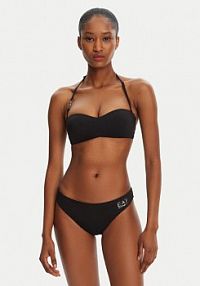 Strój kąpielowy EA7 Emporio Armani czarny Bikini