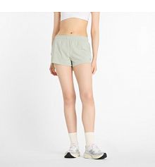 Szorty sportowe New Balance brązowe/zielone WS41286GAS