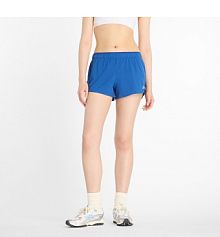 Szorty sportowe New Balance brązowe/niebieskie WS41286GAB