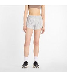 Szorty sportowe New Balance białe/szare/brązowe/czerwone WS41201GYM