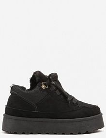 Czarne sneakersy Śniegowce na Platformie Velavine Renee damskie