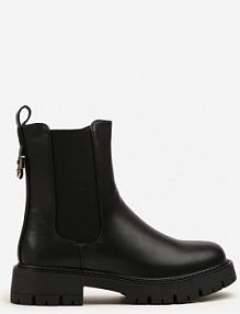 Czarne botki Typu Sztyblety Zdobione Aplikacją Naladeia bestelle damskie