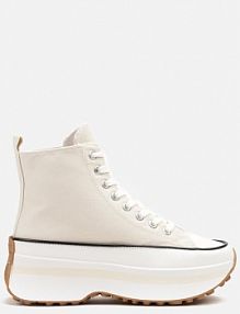 Beżowe trampki za Kostkę na Platformie z Tłoczeniami Danawinn Renee damskie