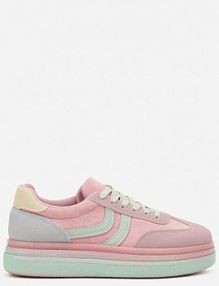 Różowe sneakersy Typu Kultowe Tenisówki na Niskiej Platformie Olritia ideal damskie