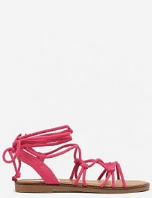 Fuksjowe Klasyczne sandały Typu Rzymianki Anivena ciaodeo damskie