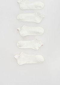 Skarpetki z haftem 5-pack Reserved białe damskie 006FB-01X