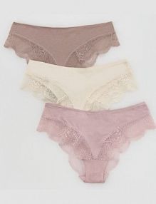 Majtki typu hipster 3 pack Reserved różowe damskie 1425R-03X