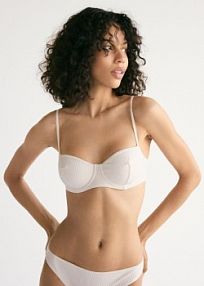 Miękki biustonosz z fiszbinami 2 pack Reserved szary 152EZ-09X