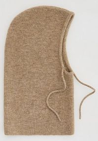 Dzianinowa kominiarka Reserved beżowy damski 153FD-08X