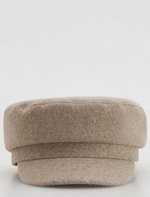 Kaszkiet z dodatkiem wiskozy Reserved brązowy 183FD-74X