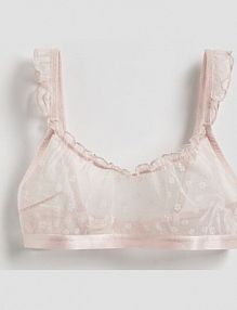 Siateczkowy biustonosz Reserved różowy 236EZ-03X