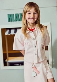 Szorty imitujące spódnicę Pusheen Reserved różowe 2415N-03X