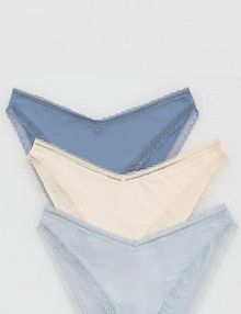 Majtki typu figi 3 pack Reserved niebieskie 359EZ-05X