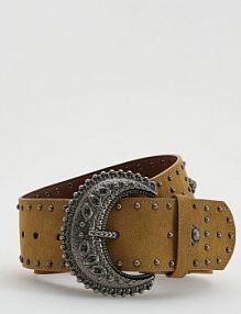 Pasek z ozdobną klamrą Reserved brązowy damski 370GA-82X