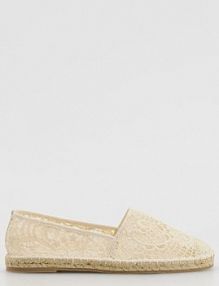 Ażurowe espadryle Reserved białe damskie 372CP-01X