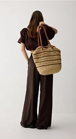 Pleciona torebka shopper Reserved 397CN-MLC