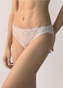 Majtki typu bikini z haftem Reserved beżowy 403EZ-02X