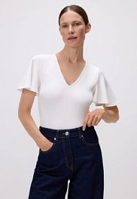 Body z dodatkiem modalu Reserved białe 418GA-00X