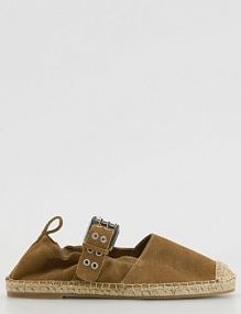Skórzane espadryle Reserved beżowe damskie 426CP-80X