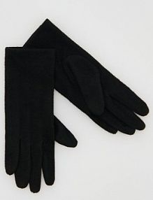 Gładkie rękawiczki Reserved czarne damskie 482FE-99X