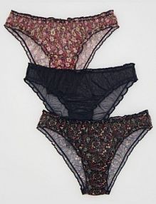 Majtki typu figi 3 pack Reserved granatowe 571EZ-59X