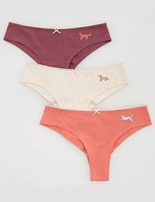 Majtki typu brazyliany 3 pack Reserved pomarańczowe damskie 576EZ-24X