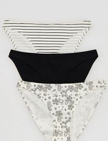 Majtki typu figi 3 pack Reserved białe 578EZ-01X