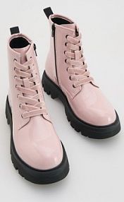 Lakierowane trapery Reserved różowe damskie 578GG-03X