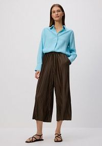 Plisowane spodnie culotte Reserved zielone damskie 593GA-78X