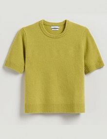 Wełniany sweter Reserved zielony damski 604FW-71X