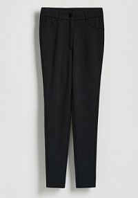 Legginsy z wiskozą Reserved czarne damskie 607GA-99X
