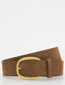 Pasek z klamrą Reserved brązowy damski 613CO-82X