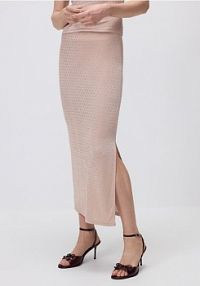Spódnica ze strassem Reserved różowa 654GX-03X